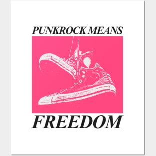 90s punkrock means freedom Posters and Art